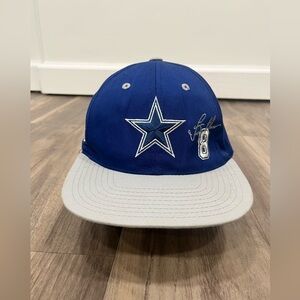 Dallas Cowboys Troy Aikman NFL Twins Enterprise Vintage Snapback Cap Hat